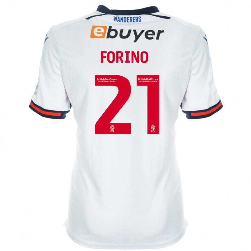 Danxen Kinder Chris Forino #21 Weiß Heimtrikot Trikot 2024/25 T-Shirt Schweiz