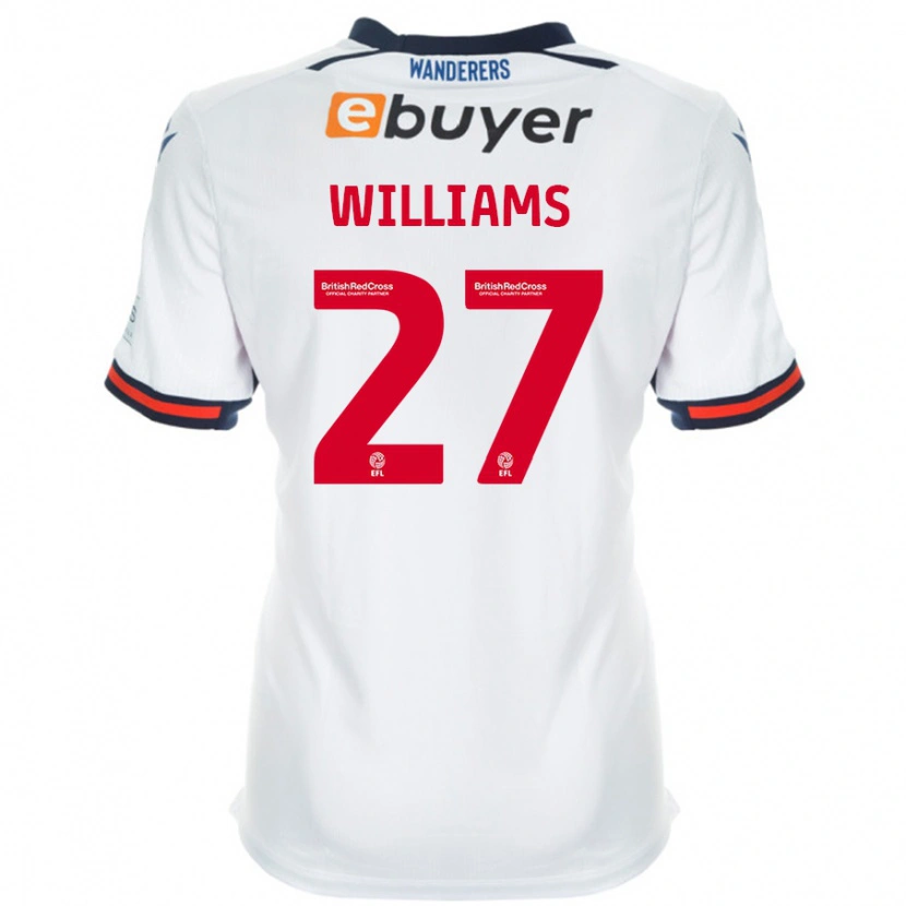 Danxen Kinder Randell Williams #27 Weiß Heimtrikot Trikot 2024/25 T-Shirt Schweiz