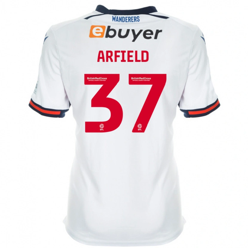 Danxen Kinder Scott Arfield #37 Weiß Heimtrikot Trikot 2024/25 T-Shirt Schweiz