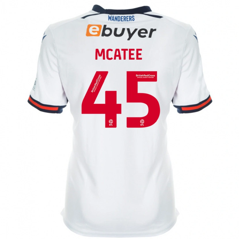 Danxen Kinder John Mcatee #45 Weiß Heimtrikot Trikot 2024/25 T-Shirt Schweiz