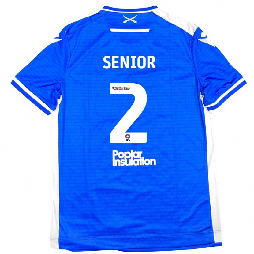 Danxen Kinder Joel Senior #2 Blau Weiß Heimtrikot Trikot 2024/25 T-Shirt Schweiz