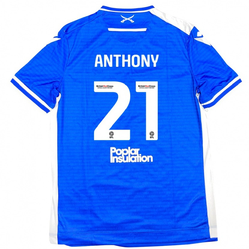 Danxen Kinder Micah Anthony #21 Blau Weiß Heimtrikot Trikot 2024/25 T-Shirt Schweiz