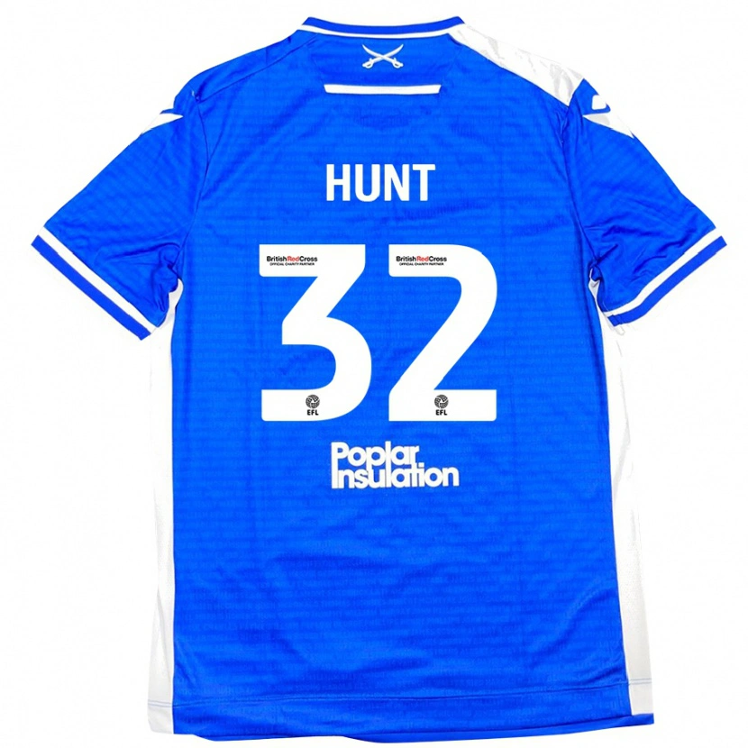 Danxen Kinder Jack Hunt #32 Blau Weiß Heimtrikot Trikot 2024/25 T-Shirt Schweiz