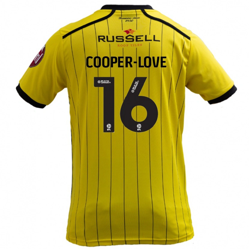 Danxen Kinder Jack Cooper-Love #16 Gelb Heimtrikot Trikot 2024/25 T-Shirt Schweiz