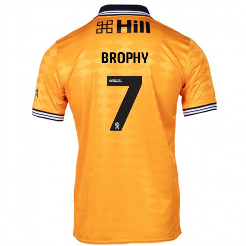 Danxen Kinder James Brophy #7 Orange Heimtrikot Trikot 2024/25 T-Shirt Schweiz