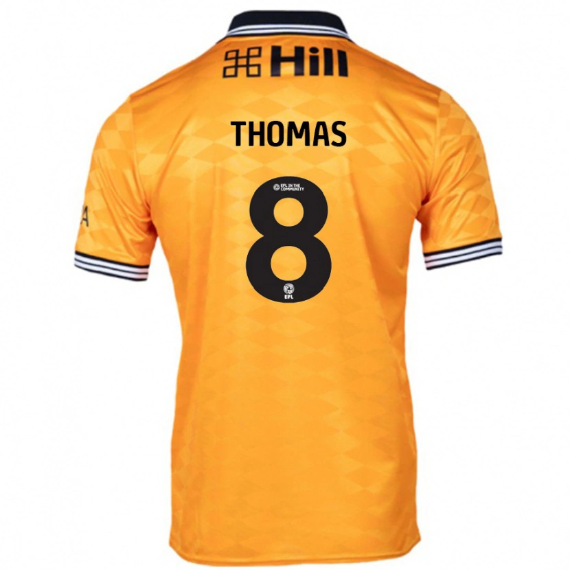 Danxen Kinder George Thomas #8 Orange Heimtrikot Trikot 2024/25 T-Shirt Schweiz