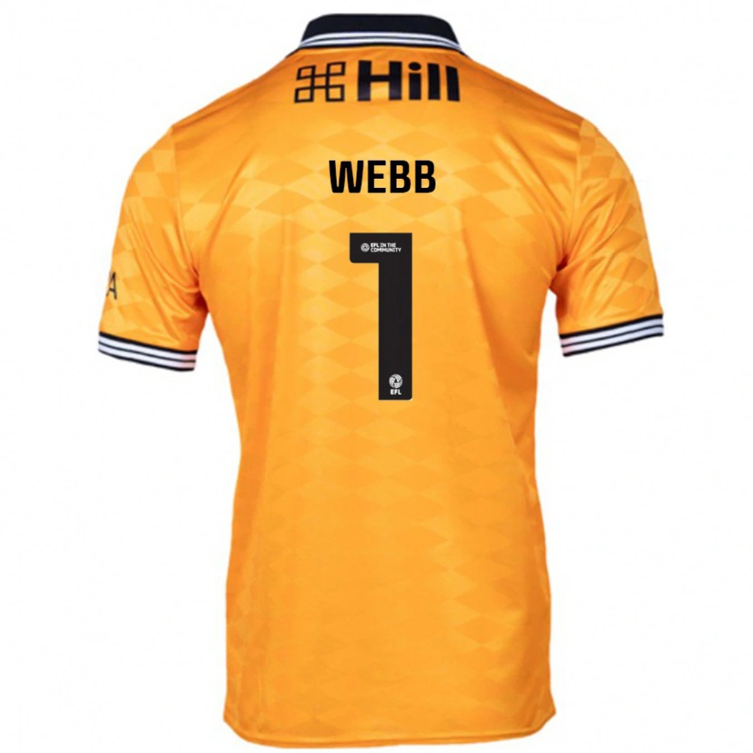 Danxen Kinder Lauren Webb #1 Orange Heimtrikot Trikot 2024/25 T-Shirt Schweiz