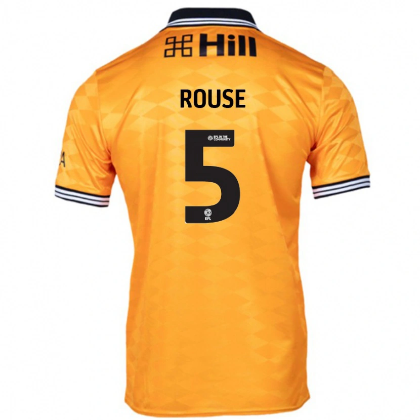 Danxen Kinder Lauren Rouse #5 Orange Heimtrikot Trikot 2024/25 T-Shirt Schweiz