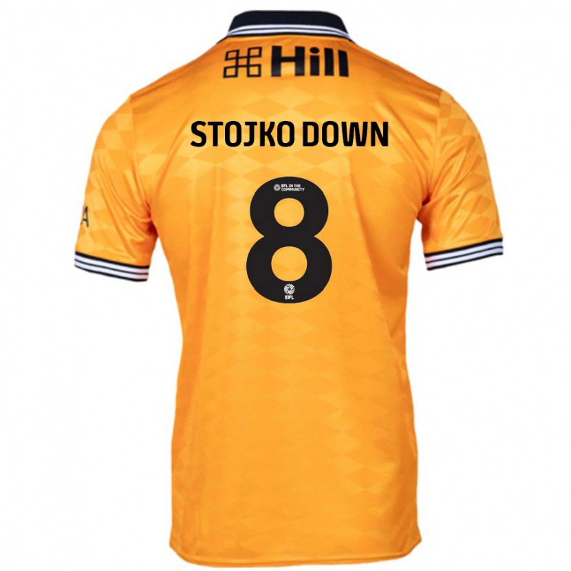 Danxen Kinder Alysha Stojko-Down #8 Orange Heimtrikot Trikot 2024/25 T-Shirt Schweiz