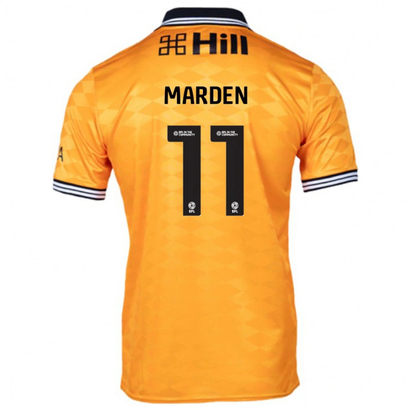 Danxen Kinder Ella Marden #11 Orange Heimtrikot Trikot 2024/25 T-Shirt Schweiz