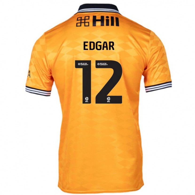 Danxen Kinder Sammy Edgar #12 Orange Heimtrikot Trikot 2024/25 T-Shirt Schweiz