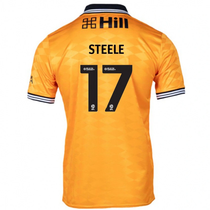 Danxen Kinder Fran Steele #17 Orange Heimtrikot Trikot 2024/25 T-Shirt Schweiz