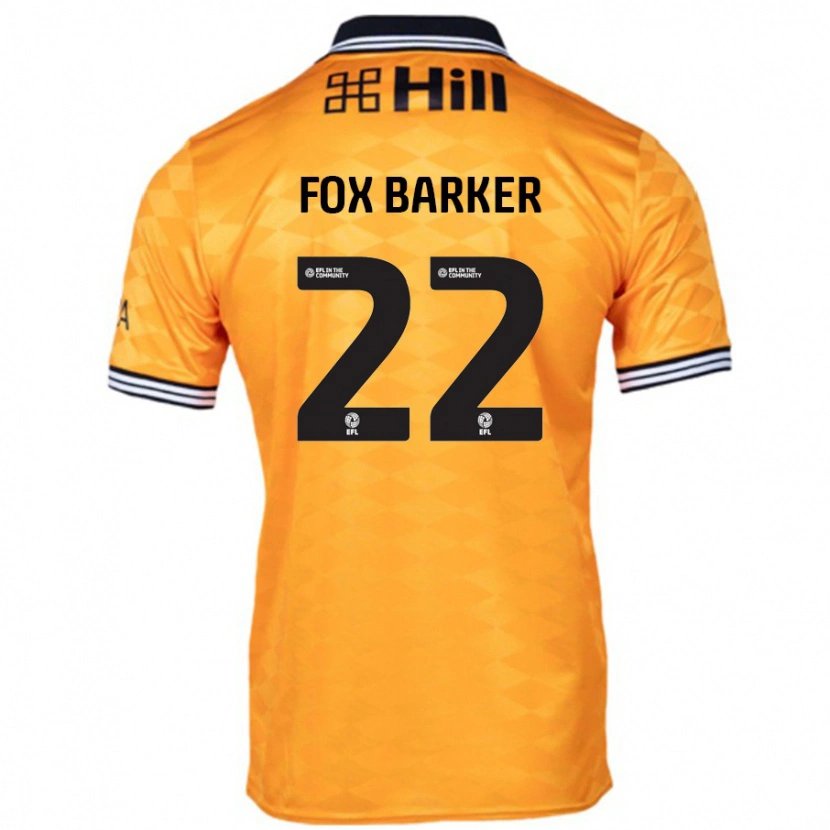 Danxen Kinder Mistie Fox-Barker #22 Orange Heimtrikot Trikot 2024/25 T-Shirt Schweiz