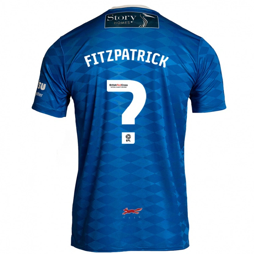 Danxen Kinder Aran Fitzpatrick #0 Blau Heimtrikot Trikot 2024/25 T-Shirt Schweiz