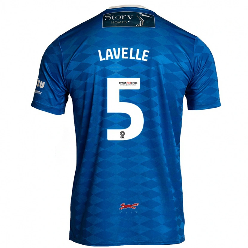 Danxen Kinder Sam Lavelle #5 Blau Heimtrikot Trikot 2024/25 T-Shirt Schweiz