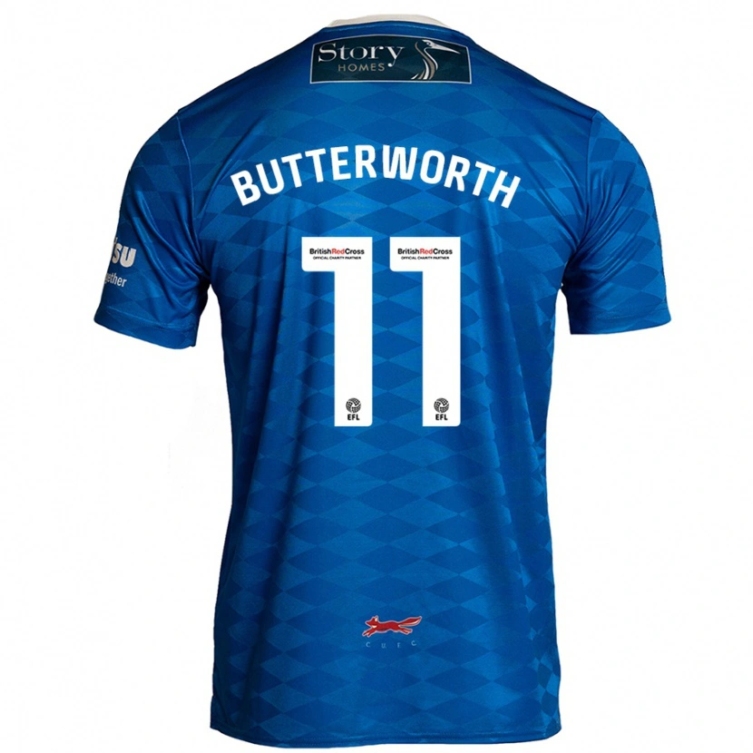 Danxen Kinder Daniel Butterworth #11 Blau Heimtrikot Trikot 2024/25 T-Shirt Schweiz