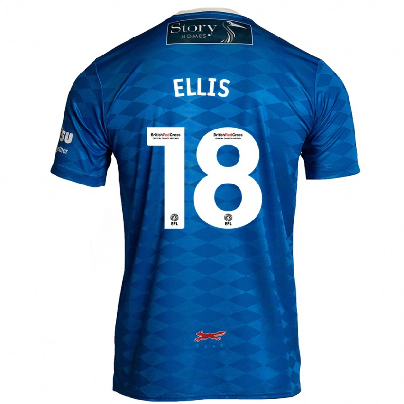 Danxen Kinder Jack Ellis #18 Blau Heimtrikot Trikot 2024/25 T-Shirt Schweiz