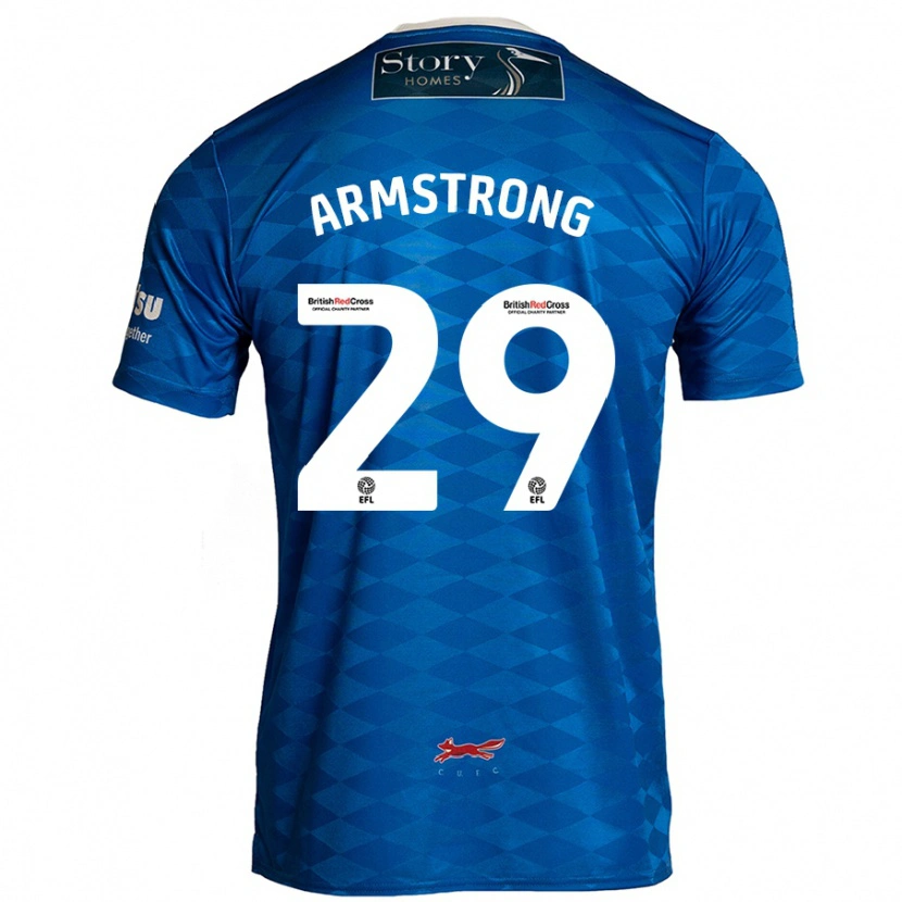 Danxen Kinder Luke Armstrong #29 Blau Heimtrikot Trikot 2024/25 T-Shirt Schweiz