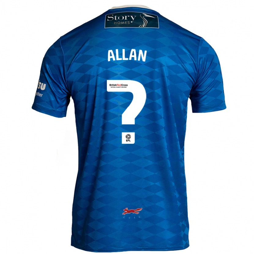 Danxen Kinder Jake Allan #0 Blau Heimtrikot Trikot 2024/25 T-Shirt Schweiz