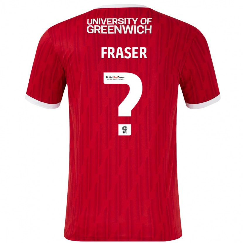 Danxen Kinder Scott Fraser #0 Rot Weiß Heimtrikot Trikot 2024/25 T-Shirt Schweiz