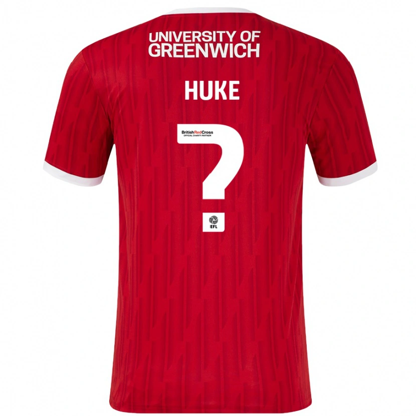 Danxen Kinder Ryan Huke #0 Rot Weiß Heimtrikot Trikot 2024/25 T-Shirt Schweiz