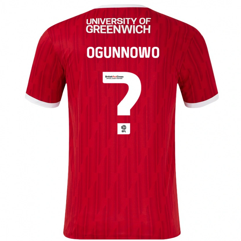 Danxen Kinder Joshua Ogunnowo #0 Rot Weiß Heimtrikot Trikot 2024/25 T-Shirt Schweiz