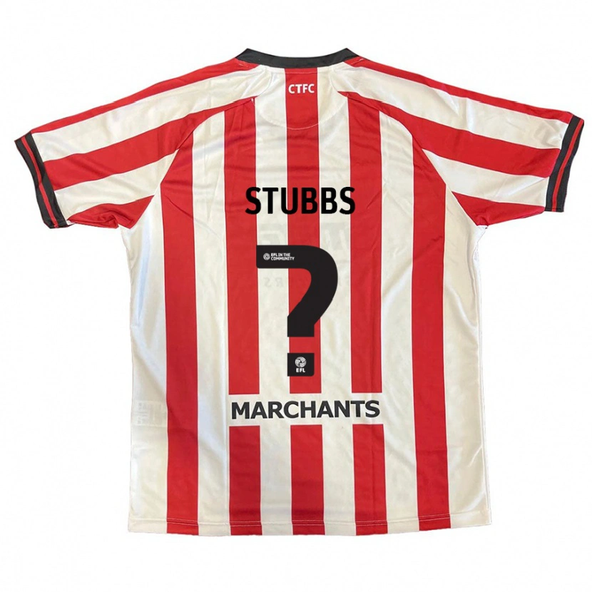 Danxen Kinder Sam Stubbs #0 Rot Weiß Heimtrikot Trikot 2024/25 T-Shirt Schweiz