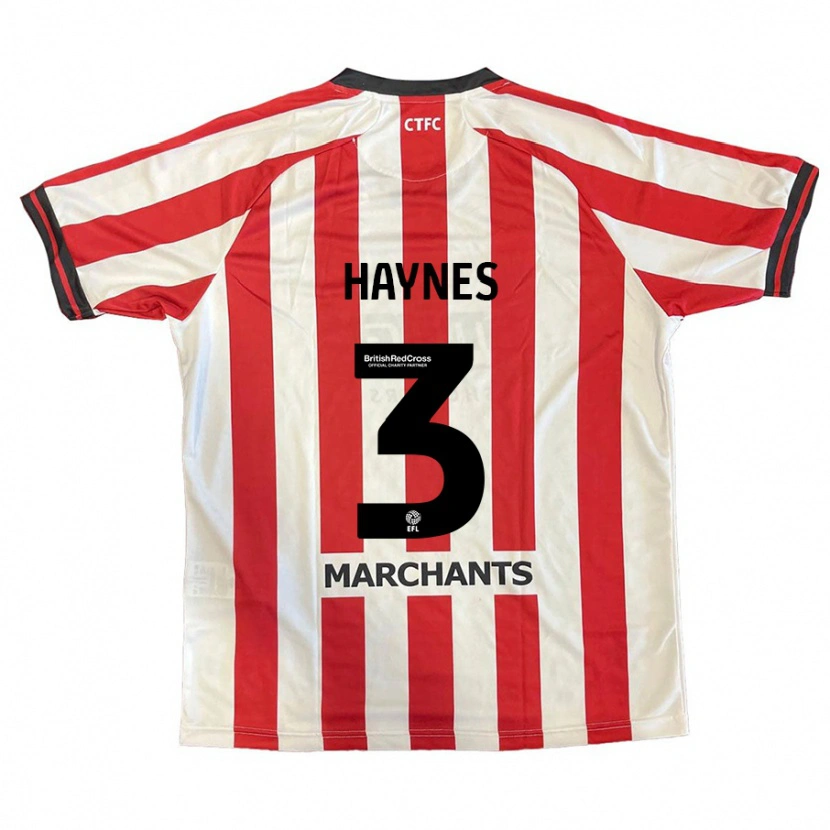 Danxen Kinder Ryan Haynes #3 Rot Weiß Heimtrikot Trikot 2024/25 T-Shirt Schweiz