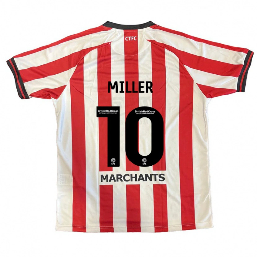 Danxen Kinder George Miller #10 Rot Weiß Heimtrikot Trikot 2024/25 T-Shirt Schweiz