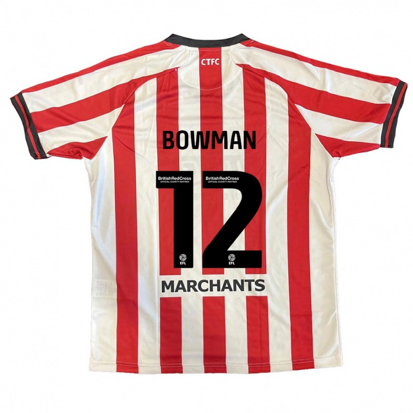 Danxen Kinder Ryan Bowman #12 Rot Weiß Heimtrikot Trikot 2024/25 T-Shirt Schweiz