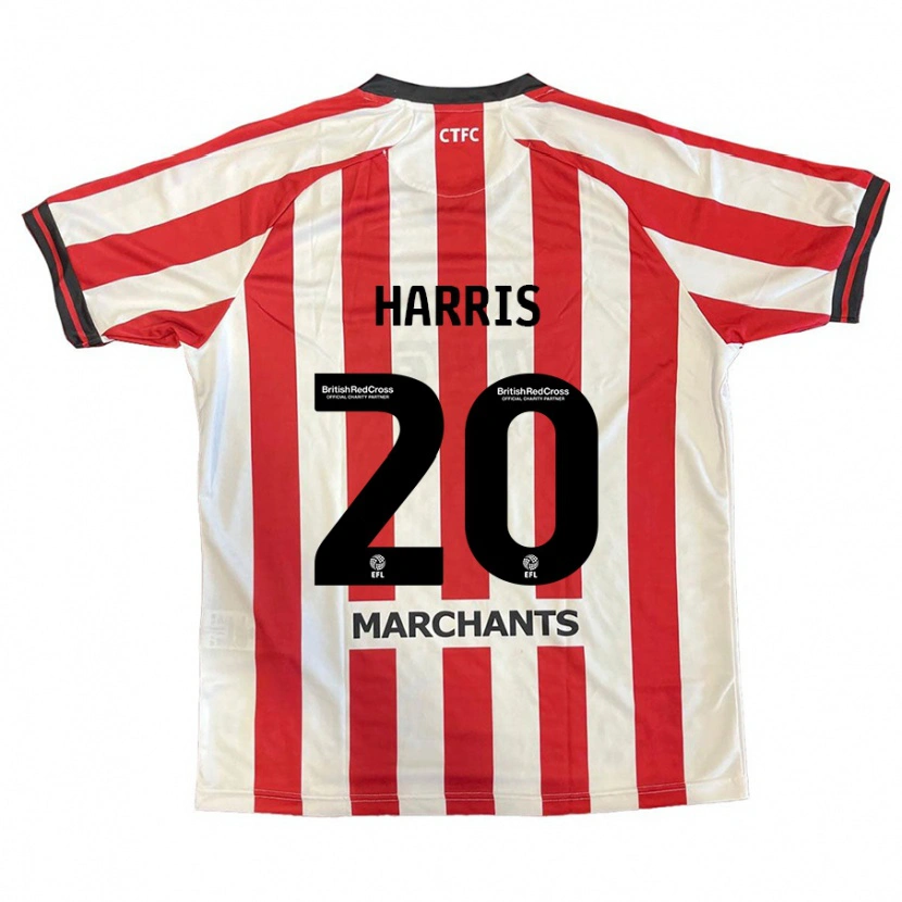 Danxen Kinder Max Harris #20 Rot Weiß Heimtrikot Trikot 2024/25 T-Shirt Schweiz