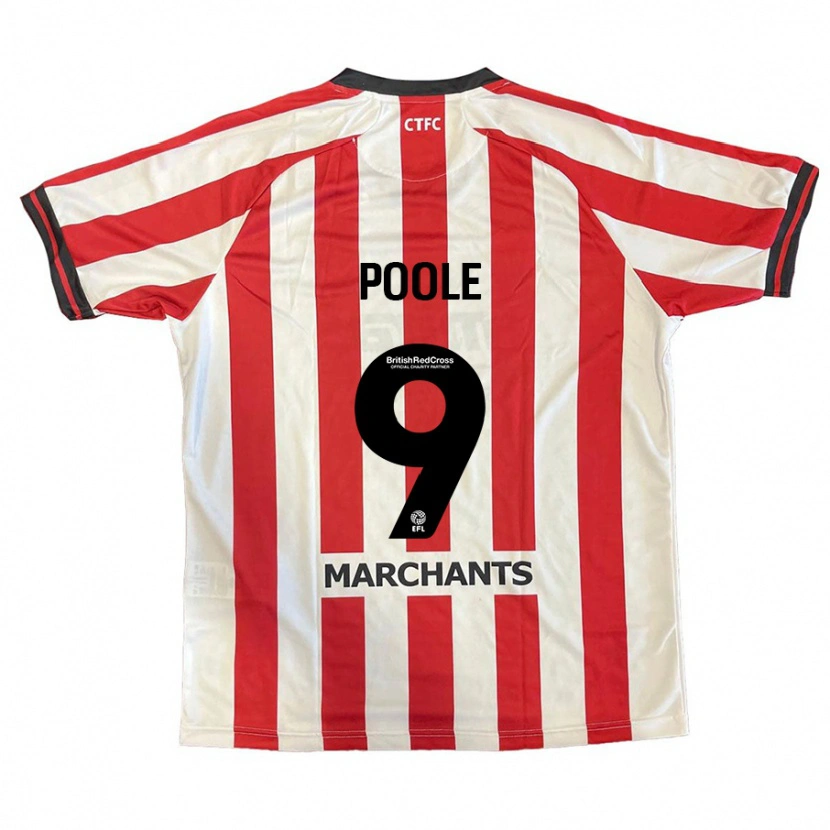 Danxen Kinder Phoebie Poole #9 Rot Weiß Heimtrikot Trikot 2024/25 T-Shirt Schweiz