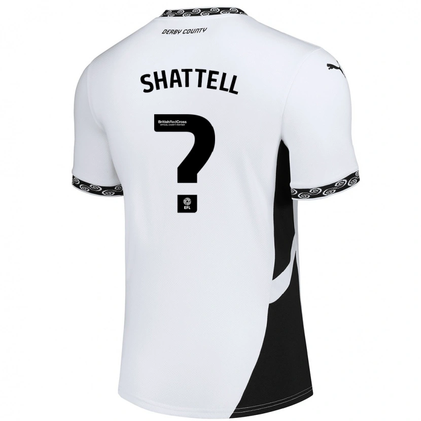 Danxen Kinder Josh Shattell #0 Weiß Schwarz Heimtrikot Trikot 2024/25 T-Shirt Schweiz