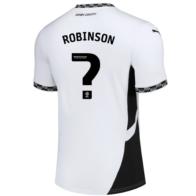 Danxen Kinder Keilen Robinson #0 Weiß Schwarz Heimtrikot Trikot 2024/25 T-Shirt Schweiz