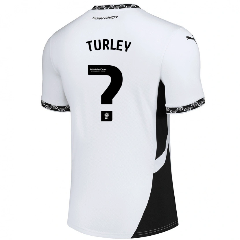 Danxen Kinder Freddie Turley #0 Weiß Schwarz Heimtrikot Trikot 2024/25 T-Shirt Schweiz