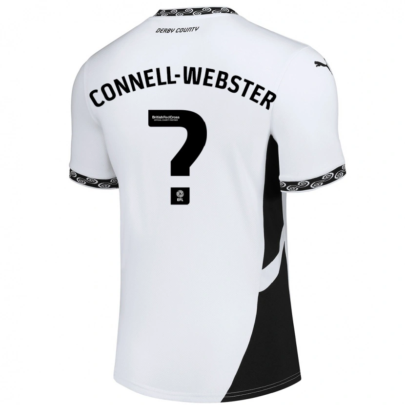 Danxen Kinder Braidy Connell-Webster #0 Weiß Schwarz Heimtrikot Trikot 2024/25 T-Shirt Schweiz