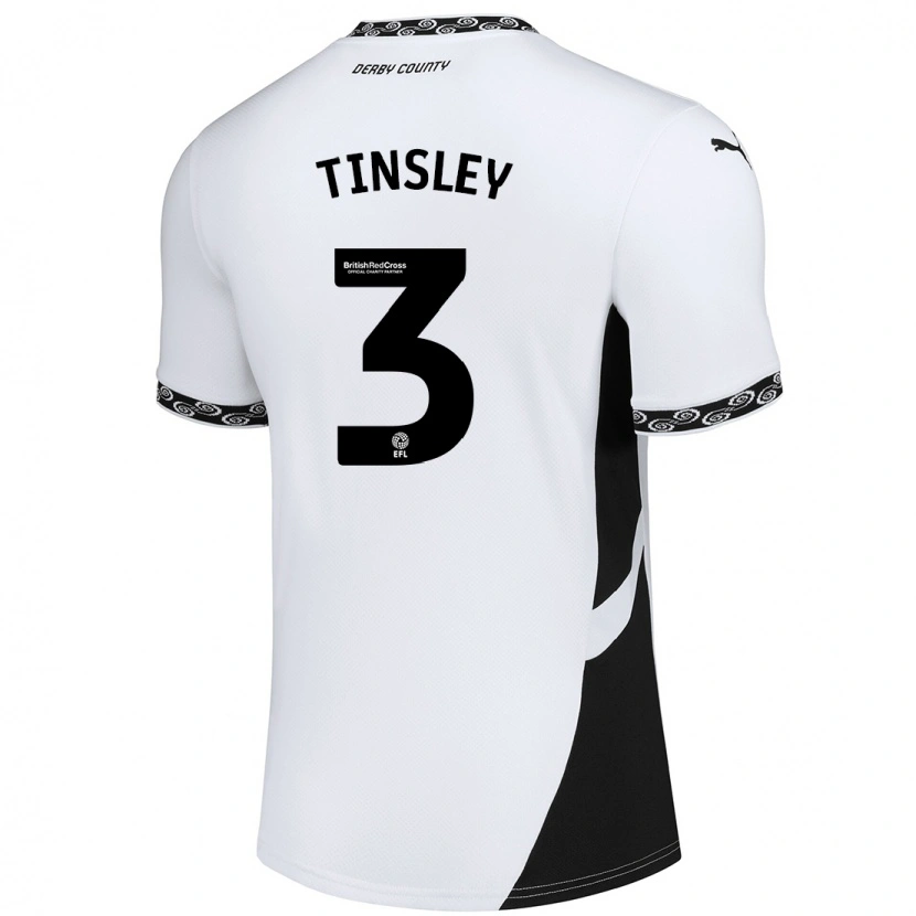 Danxen Kinder Megan Tinsley #3 Weiß Schwarz Heimtrikot Trikot 2024/25 T-Shirt Schweiz