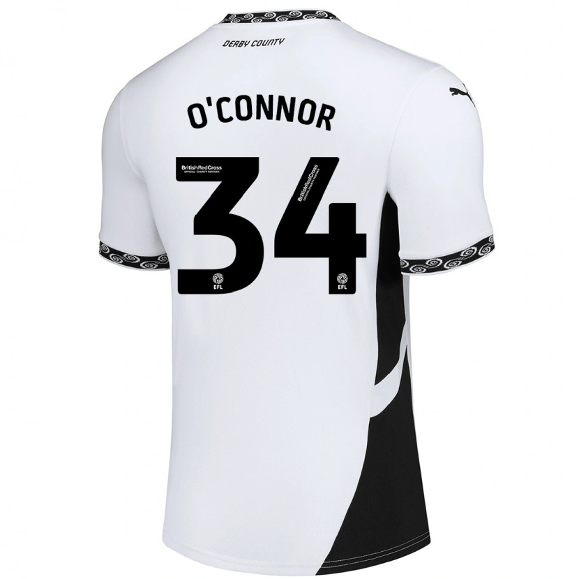 Danxen Kinder Dolcie O'connor #34 Weiß Schwarz Heimtrikot Trikot 2024/25 T-Shirt Schweiz