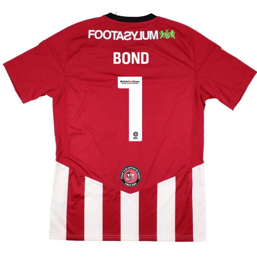 Danxen Kinder Abbi Bond #1 Rot Weiß Heimtrikot Trikot 2024/25 T-Shirt Schweiz