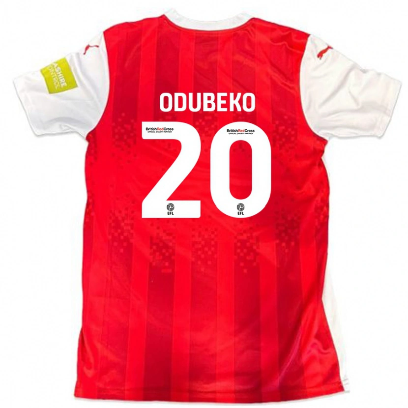 Danxen Kinder Mipo Odubeko #20 Rot Weiß Heimtrikot Trikot 2024/25 T-Shirt Schweiz