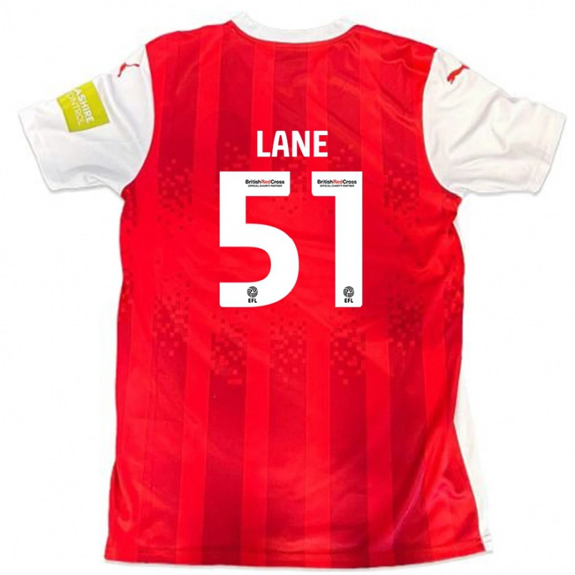 Danxen Kinder Mikey Lane #51 Rot Weiß Heimtrikot Trikot 2024/25 T-Shirt Schweiz