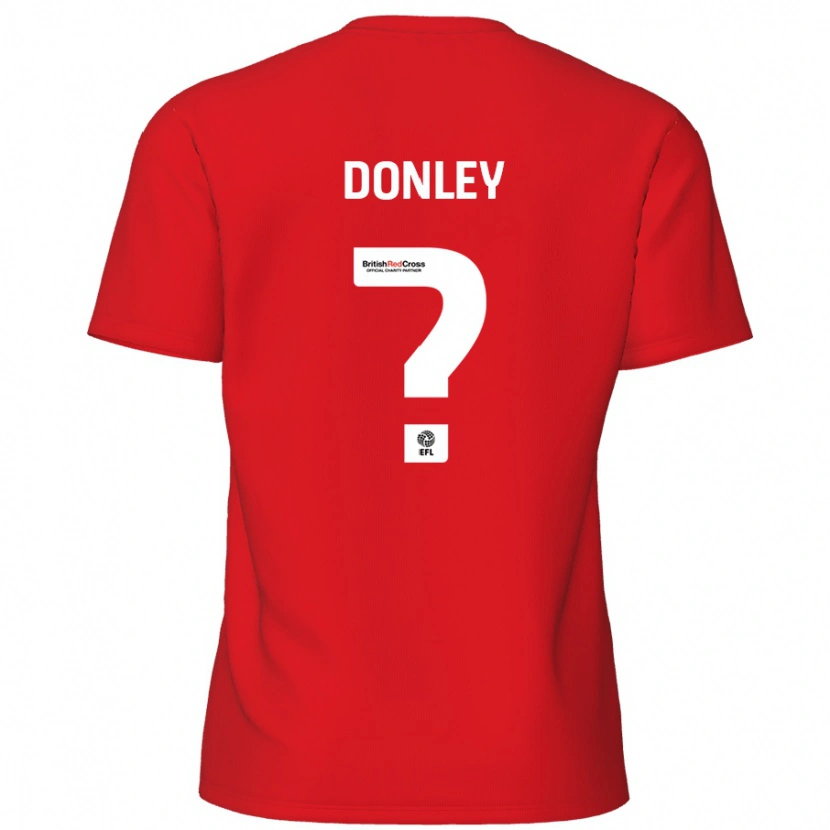 Danxen Kinder Jamie Donley #0 Rot Heimtrikot Trikot 2024/25 T-Shirt Schweiz