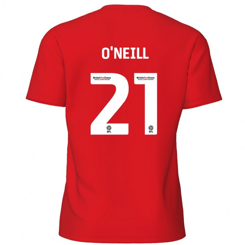 Danxen Kinder Ollie O'neill #21 Rot Heimtrikot Trikot 2024/25 T-Shirt Schweiz