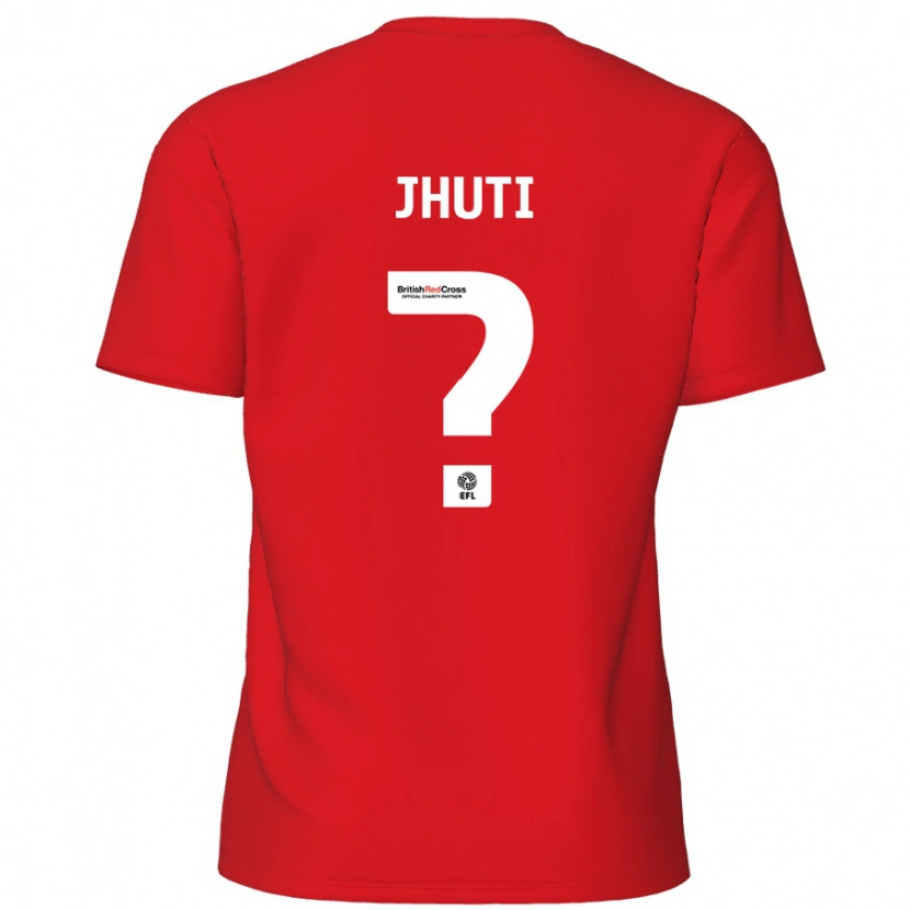 Danxen Kinder Reece Jhuti #0 Rot Heimtrikot Trikot 2024/25 T-Shirt Schweiz