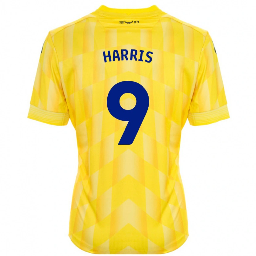 Danxen Kinder Mark Harris #9 Gelb Heimtrikot Trikot 2024/25 T-Shirt Schweiz