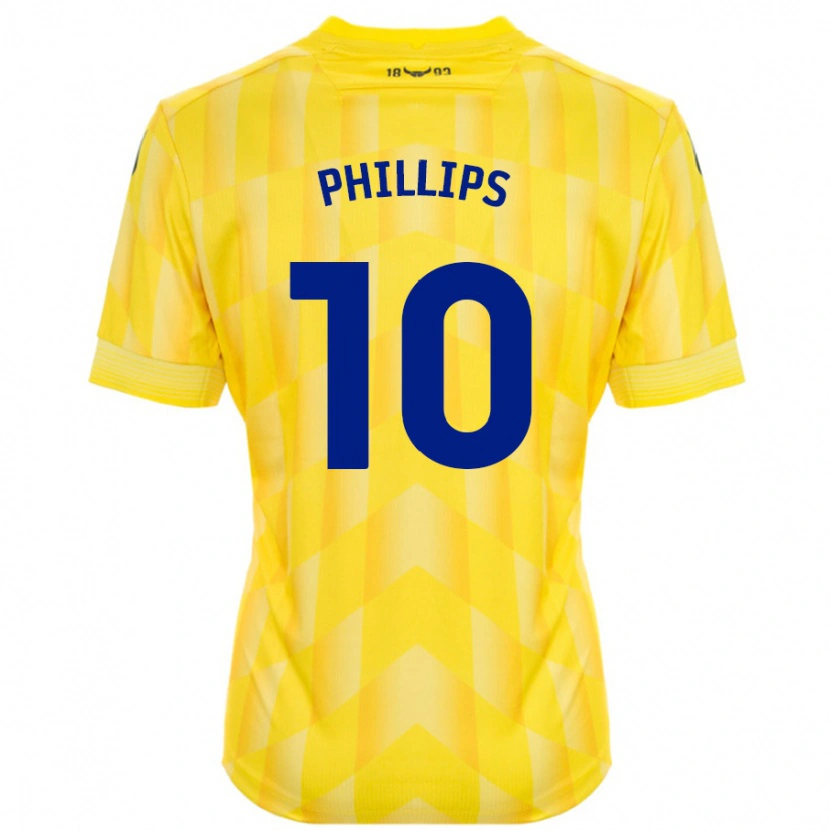 Danxen Kinder Matt Phillips #10 Gelb Heimtrikot Trikot 2024/25 T-Shirt Schweiz