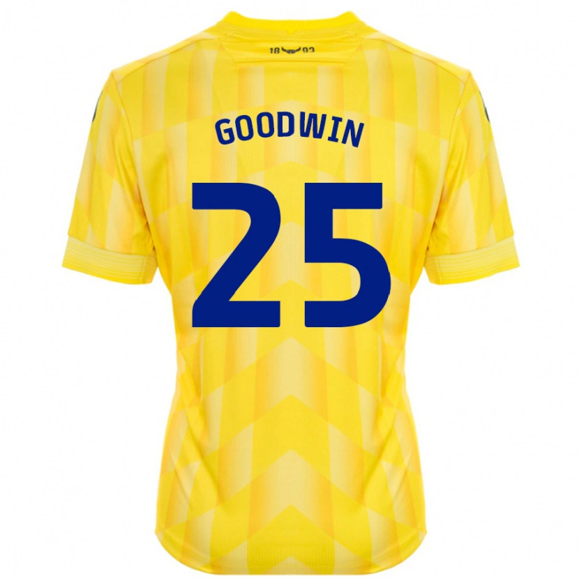 Danxen Kinder Will Goodwin #25 Gelb Heimtrikot Trikot 2024/25 T-Shirt Schweiz