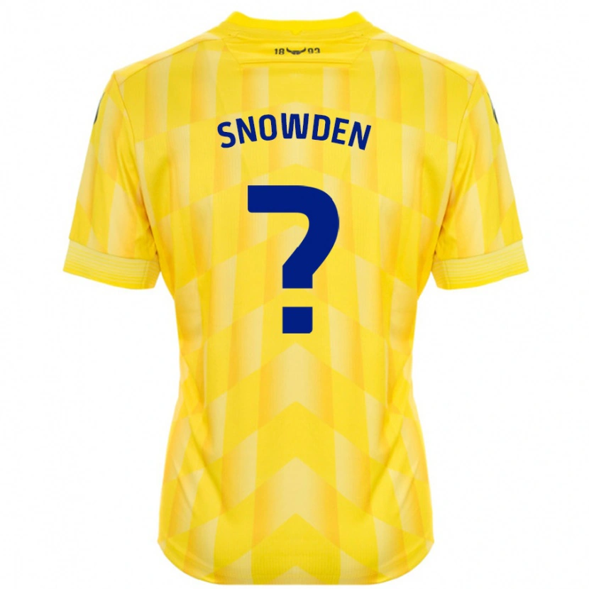 Danxen Kinder Leo Snowden #0 Gelb Heimtrikot Trikot 2024/25 T-Shirt Schweiz