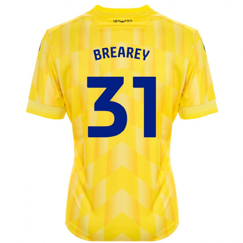 Danxen Kinder Eddie Brearey #31 Gelb Heimtrikot Trikot 2024/25 T-Shirt Schweiz