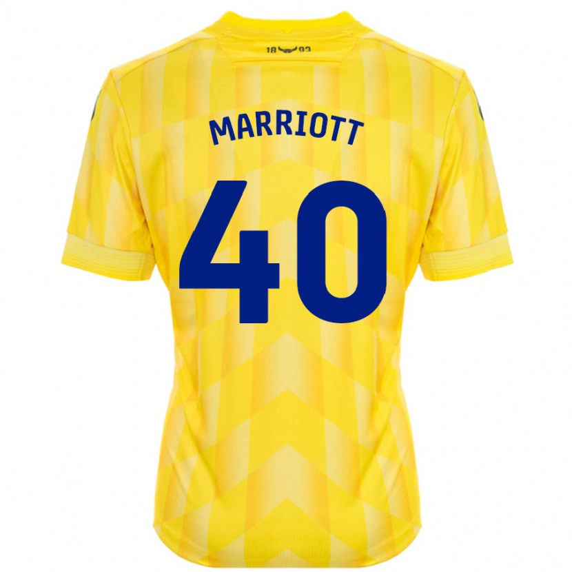 Danxen Kinder Monty Marriott #40 Gelb Heimtrikot Trikot 2024/25 T-Shirt Schweiz